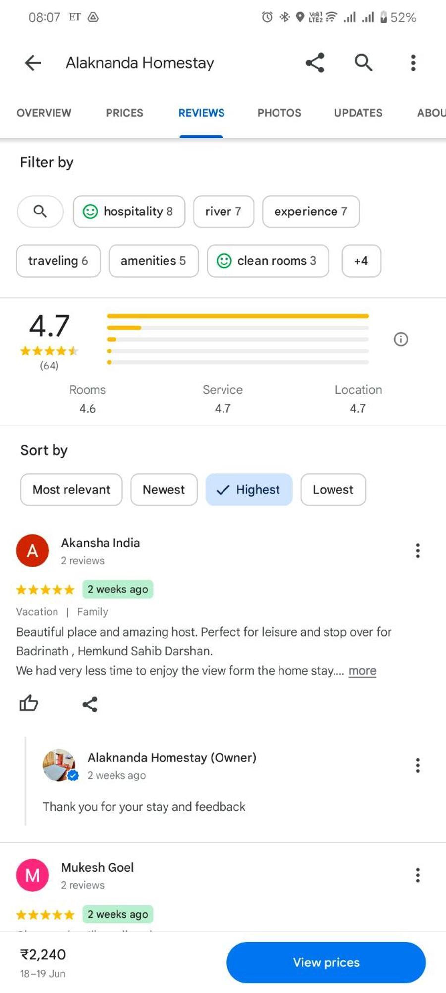 Alaknanda Homestay Karnaprayāg Exterior photo